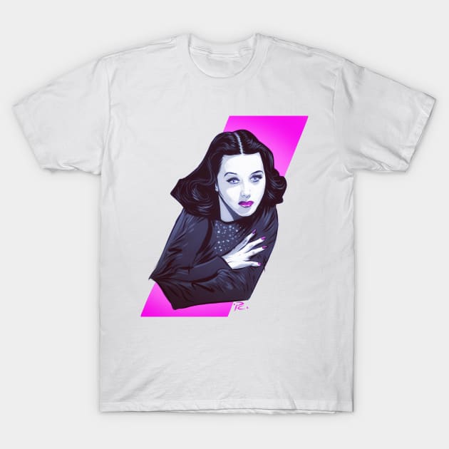 Hedy Lamarr - An illustration by Paul Cemmick T-Shirt by PLAYDIGITAL2020